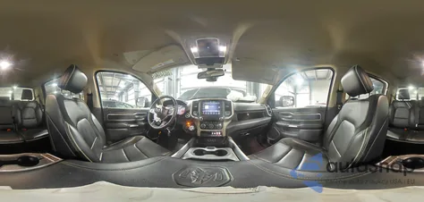 2020 Ram 1500 Laramie из США, поврежденный, VIN 1C6SRFRT2LN395604